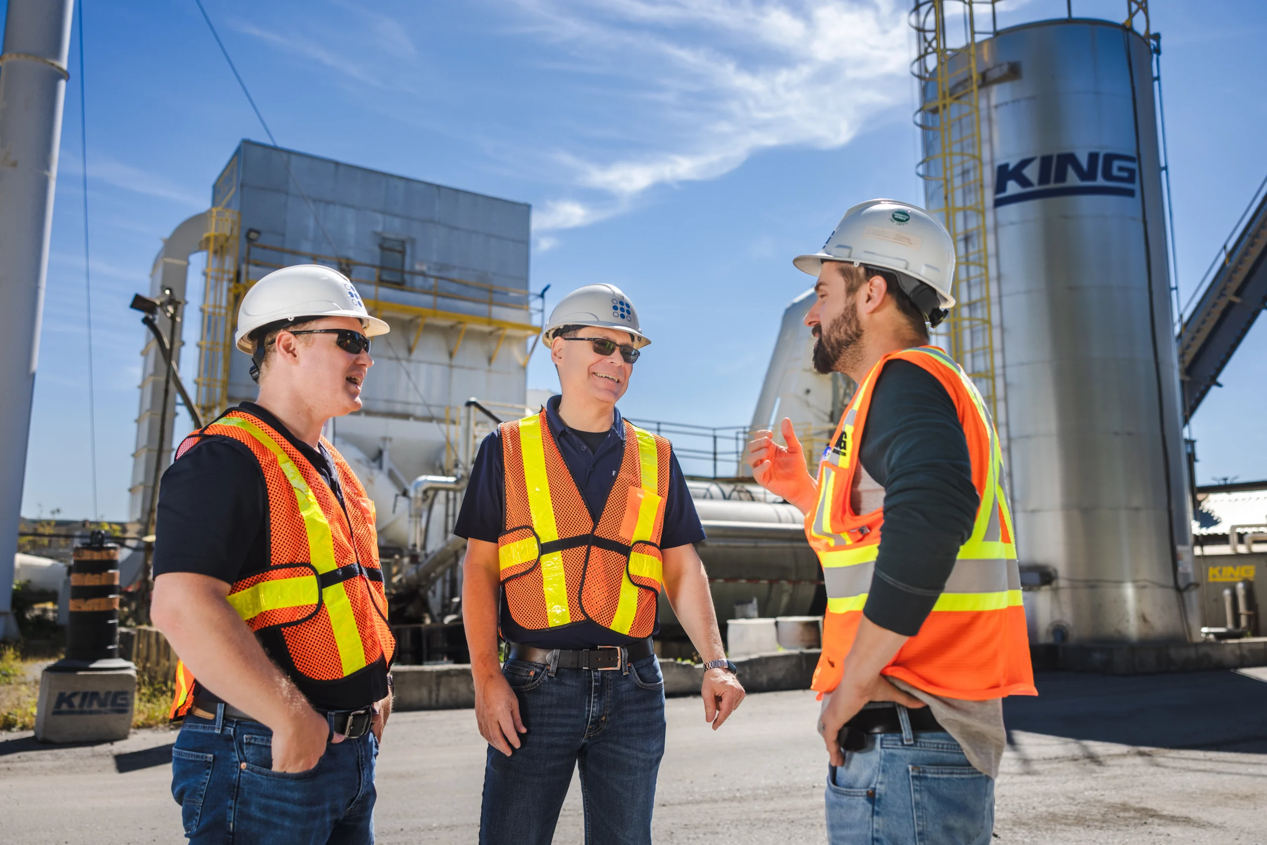 Birmingham Consulting team members on site with a client as information security specialists 